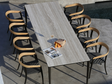 U-NITE - Rectangular ceramic garden table by Royal Botania - view 3